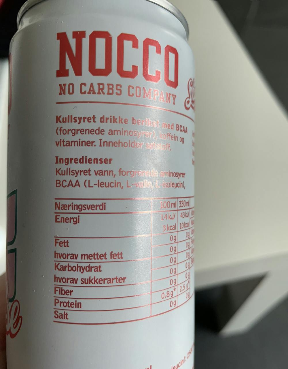 Ingrediensliste - Skumnisse, Nocco