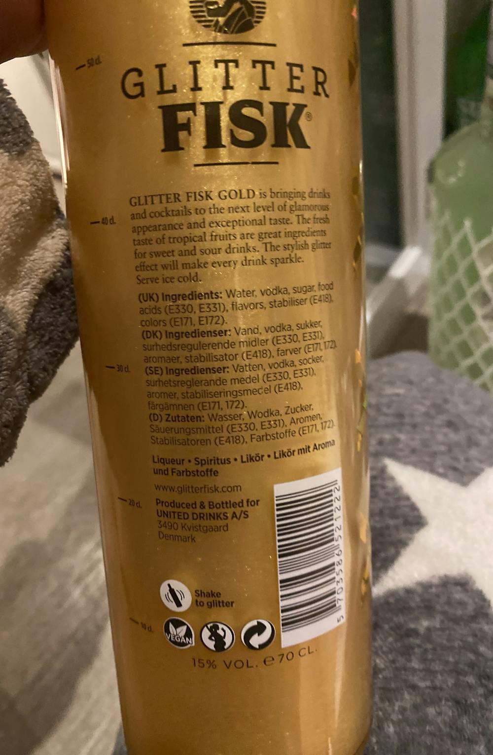 Glitter fisk, tropical fruits, Fisk Noba