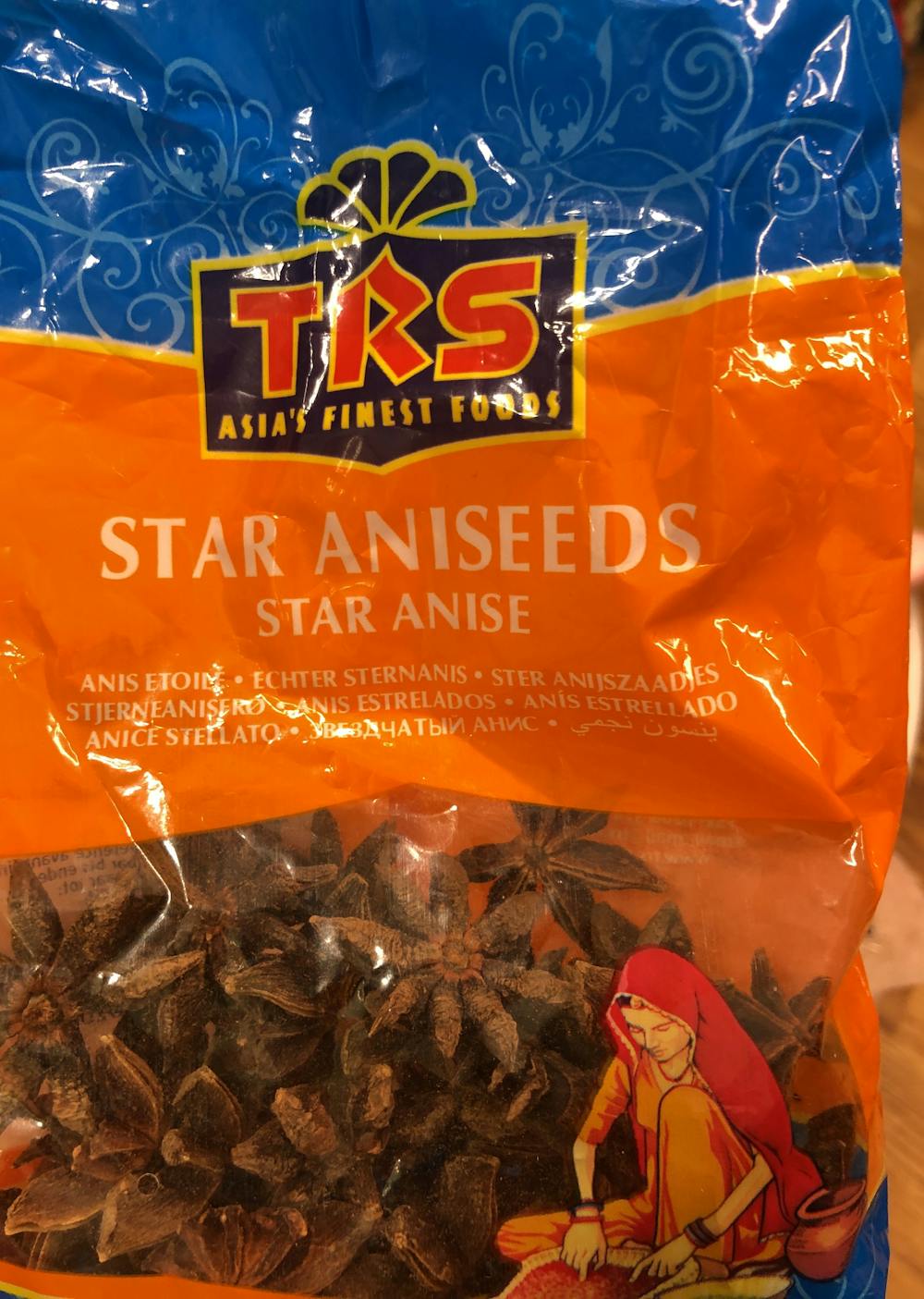 Ingredienslisten til Star anise, TRS