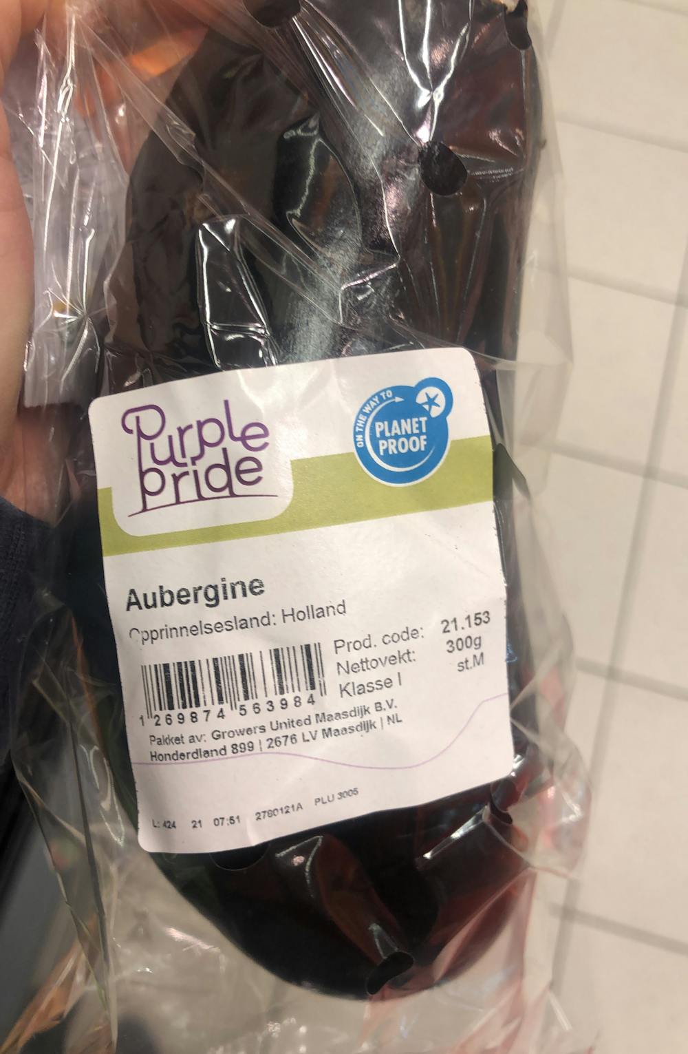 Ingredienslisten til Purple pride Aubergine