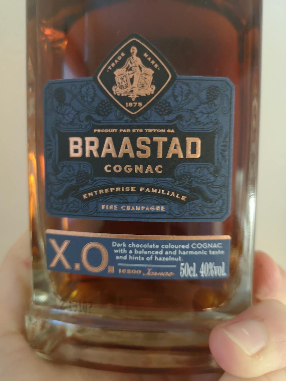 Ingrediensliste - Braastad cognac, Trade mark
