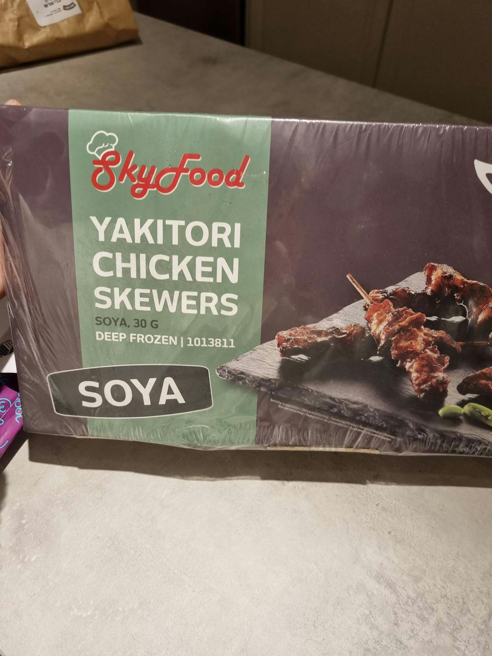 Yakitori chicken skewers soya, SkyFood