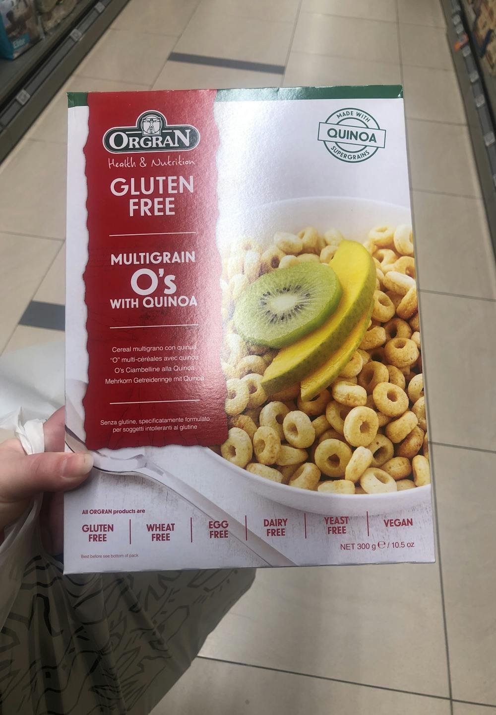 Multigrain O´s with quinoa, Ogran