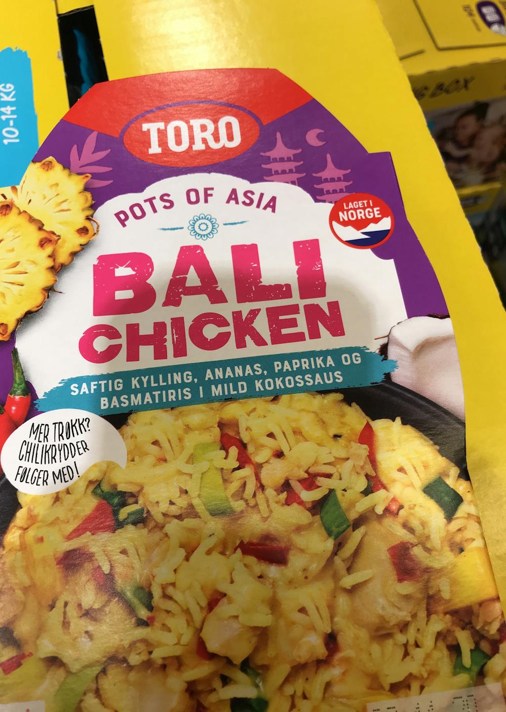 Bli chicken , Toro