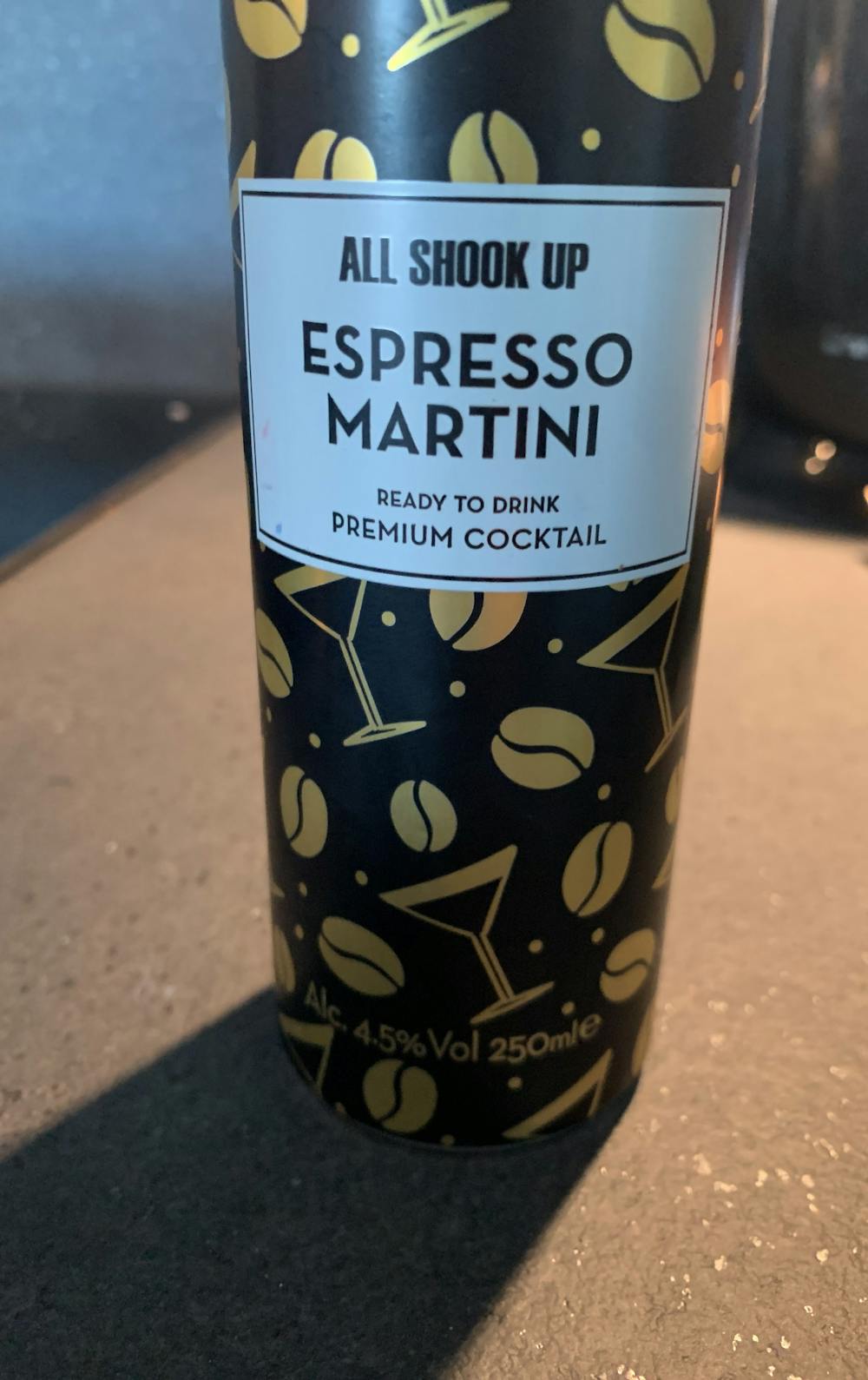 All shook up, espresso martini, Global Brands 