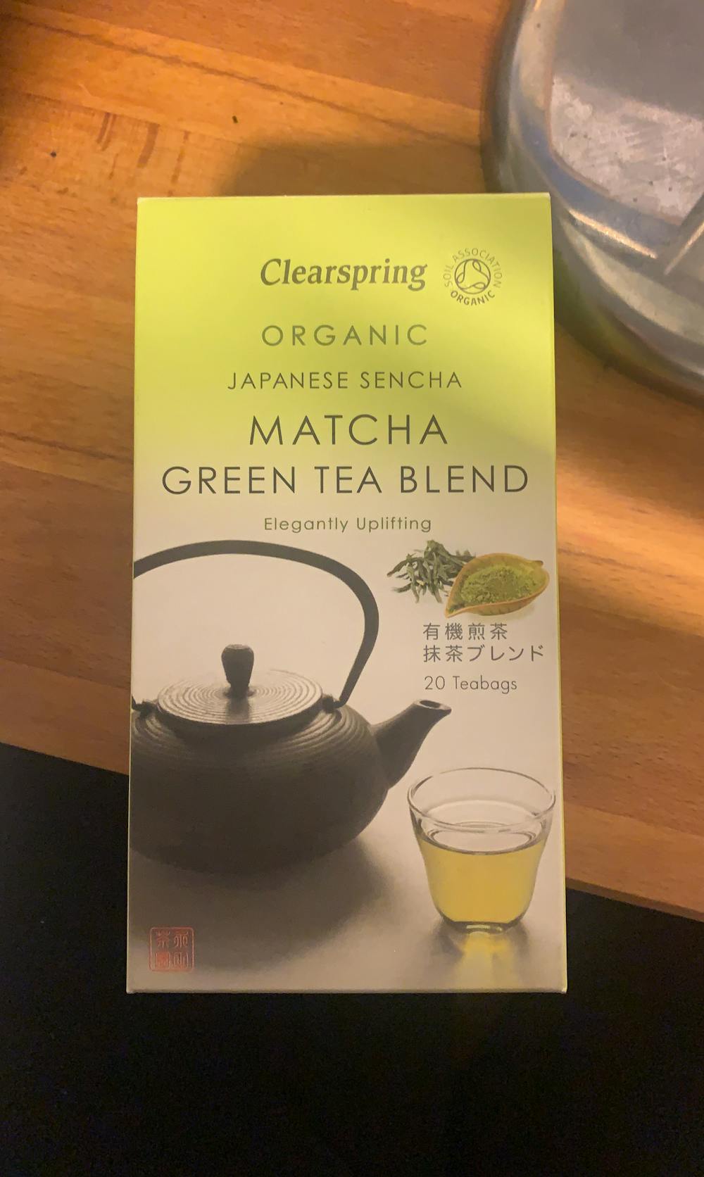 Bær Løfte Solrig Matcha green tea blend, Clearspring | Noba