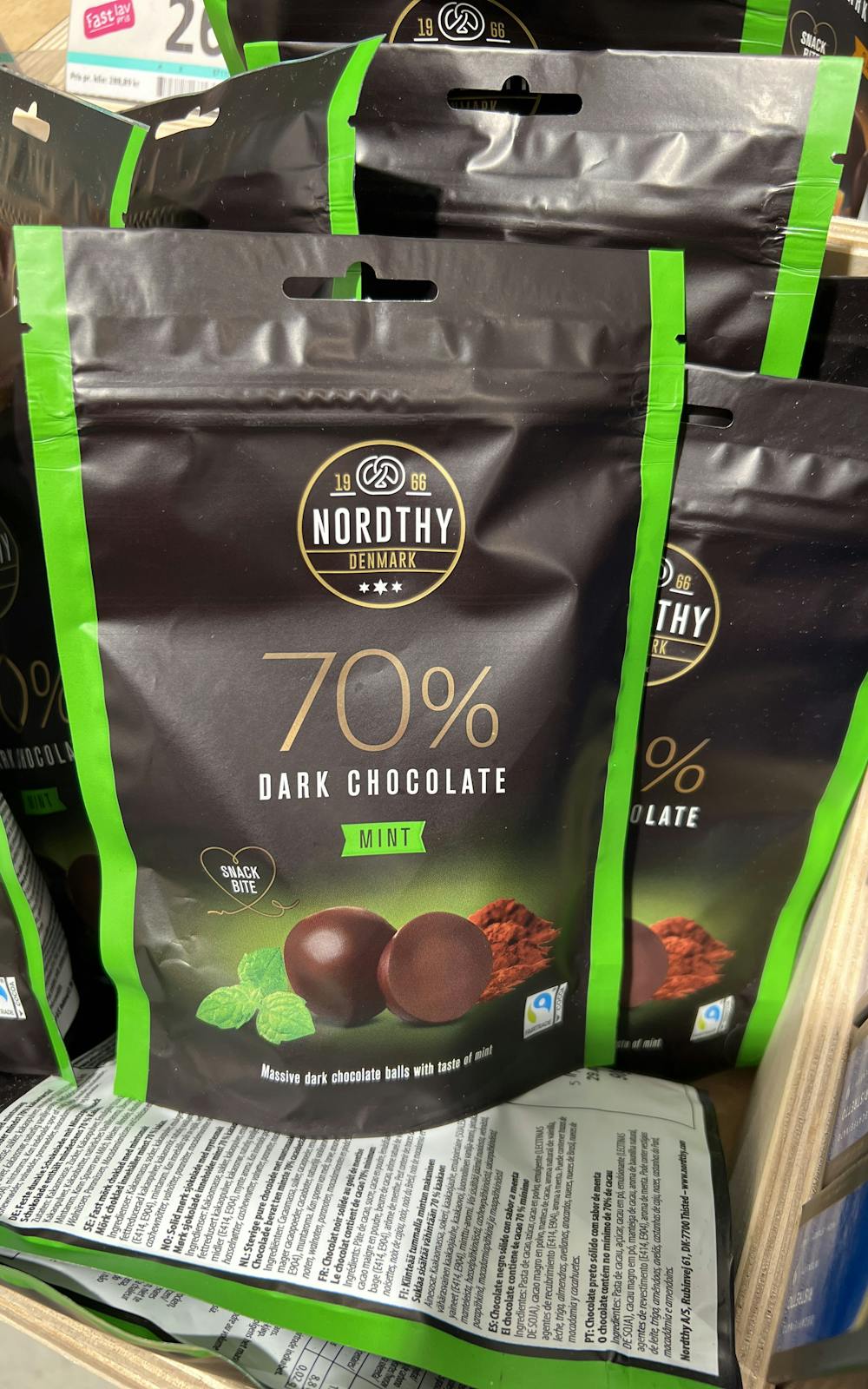 70% Dark Chocolate, Nordthy Denmark