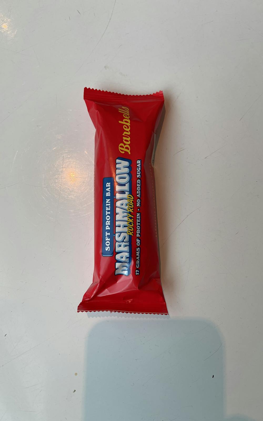 Soft protein bar, marshmallow rocky road, Barebells