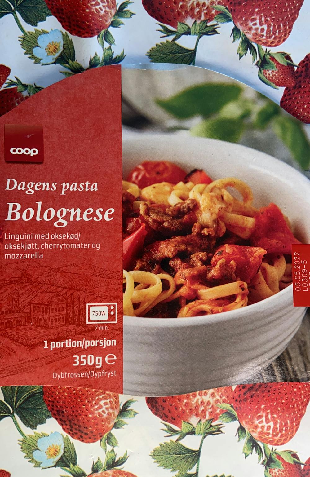 Dagens pasta bolognese, Coop