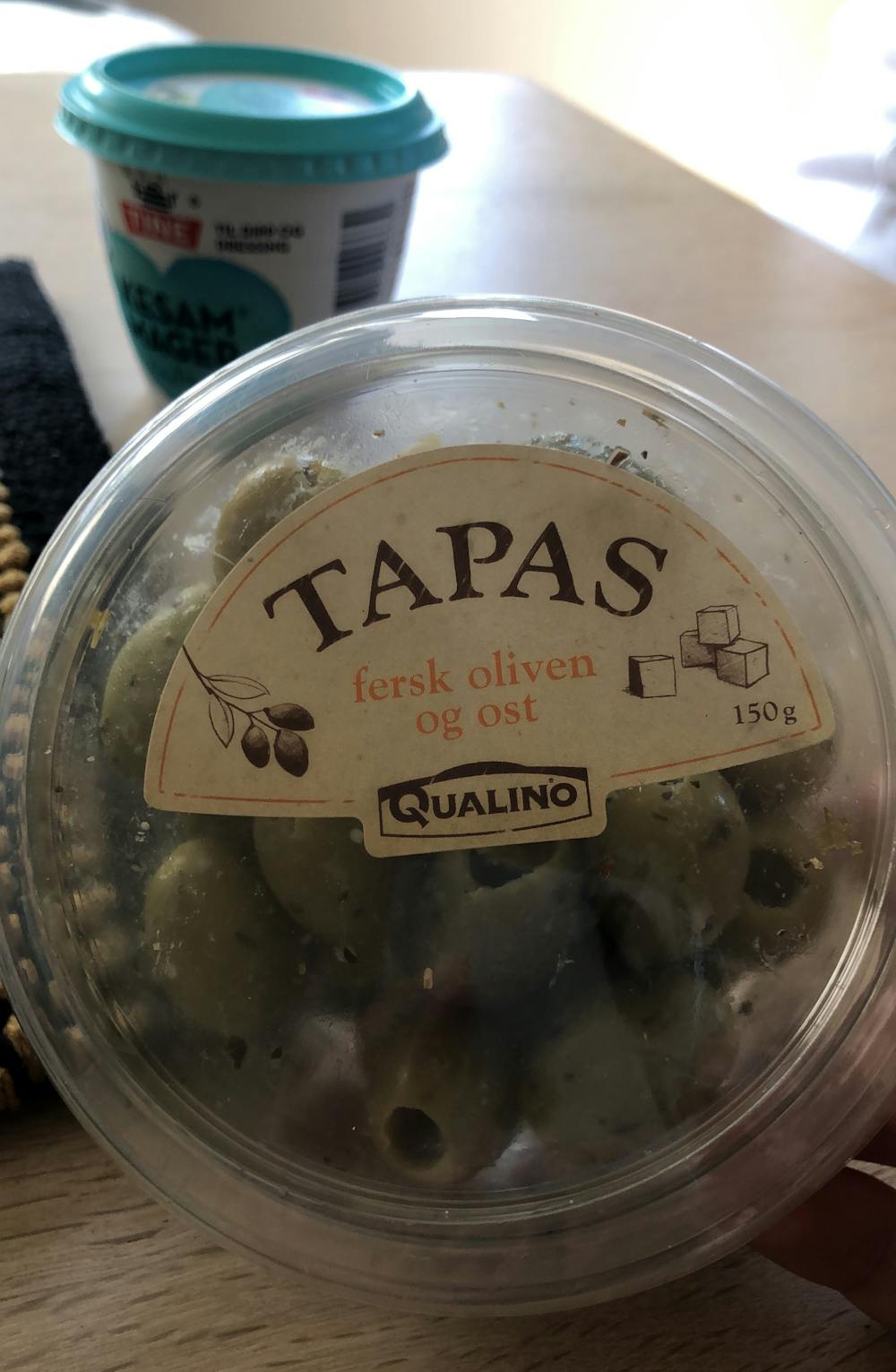 Tapas, fersk oliven og ost, Qualind