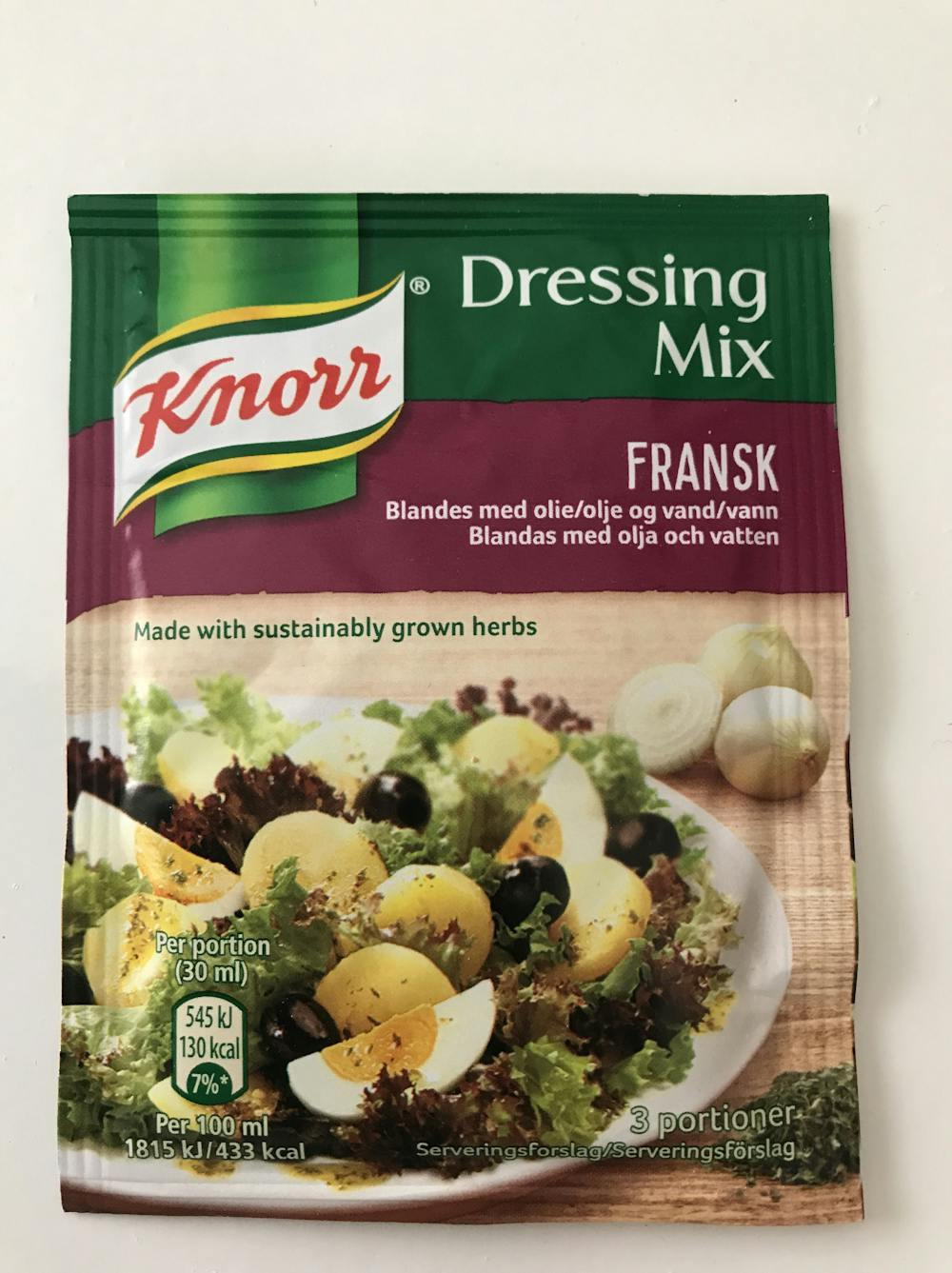 Dressingmix, fransk, Knorr