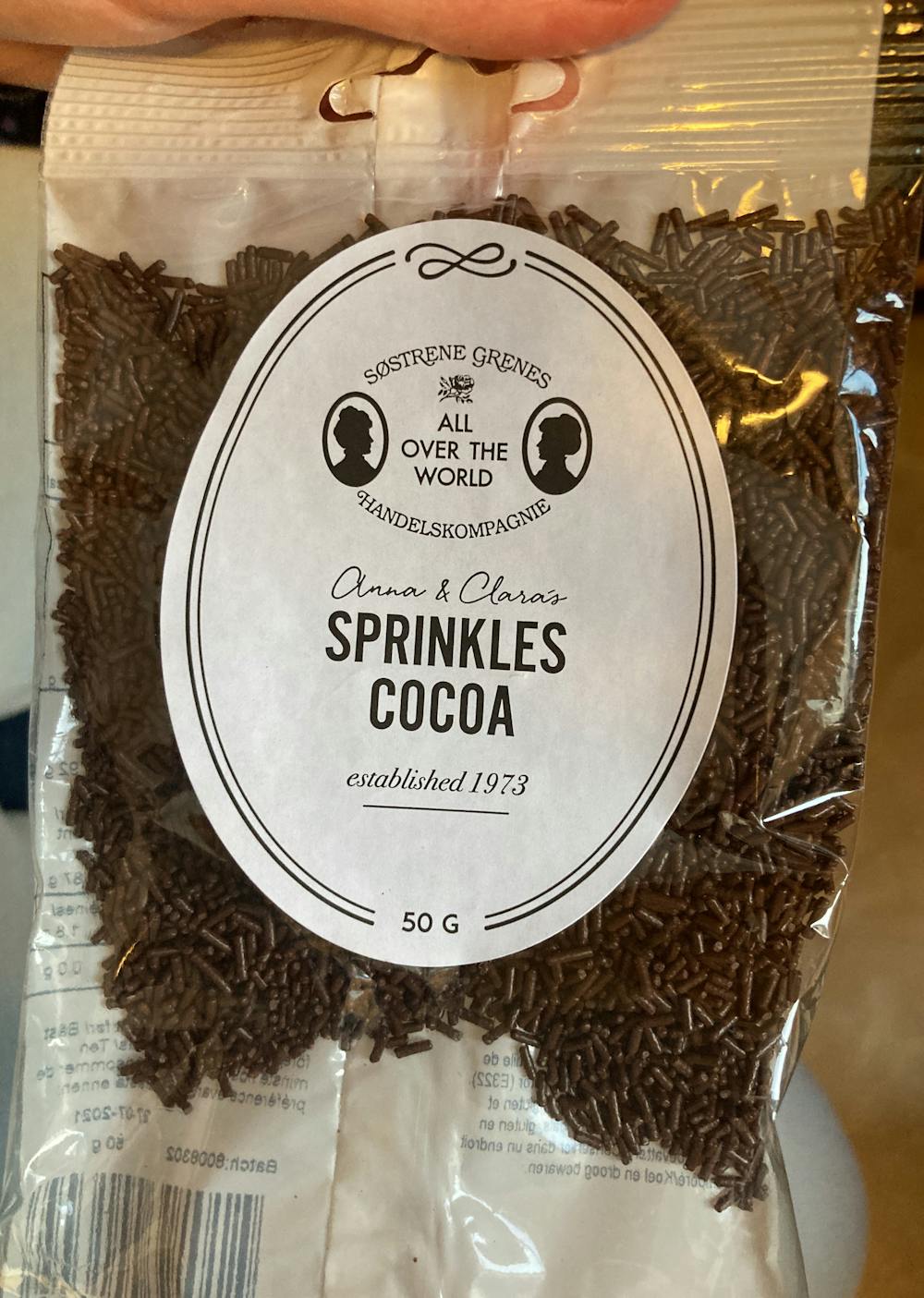 Sprinkles cocoa, Søstrene Grene