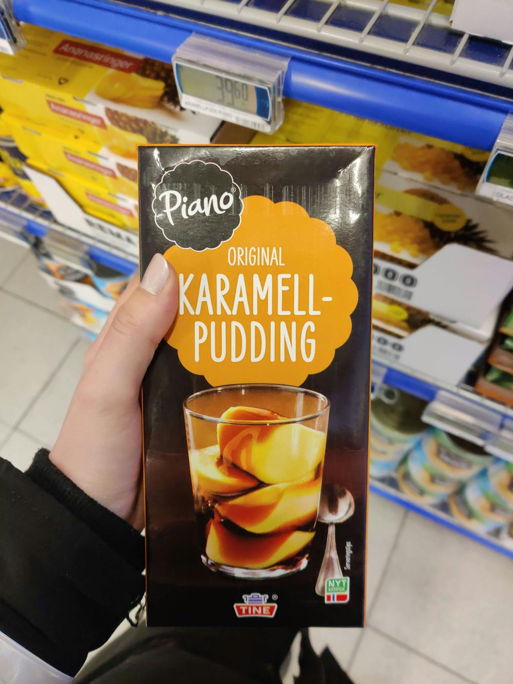 Original karamellpudding , Piano