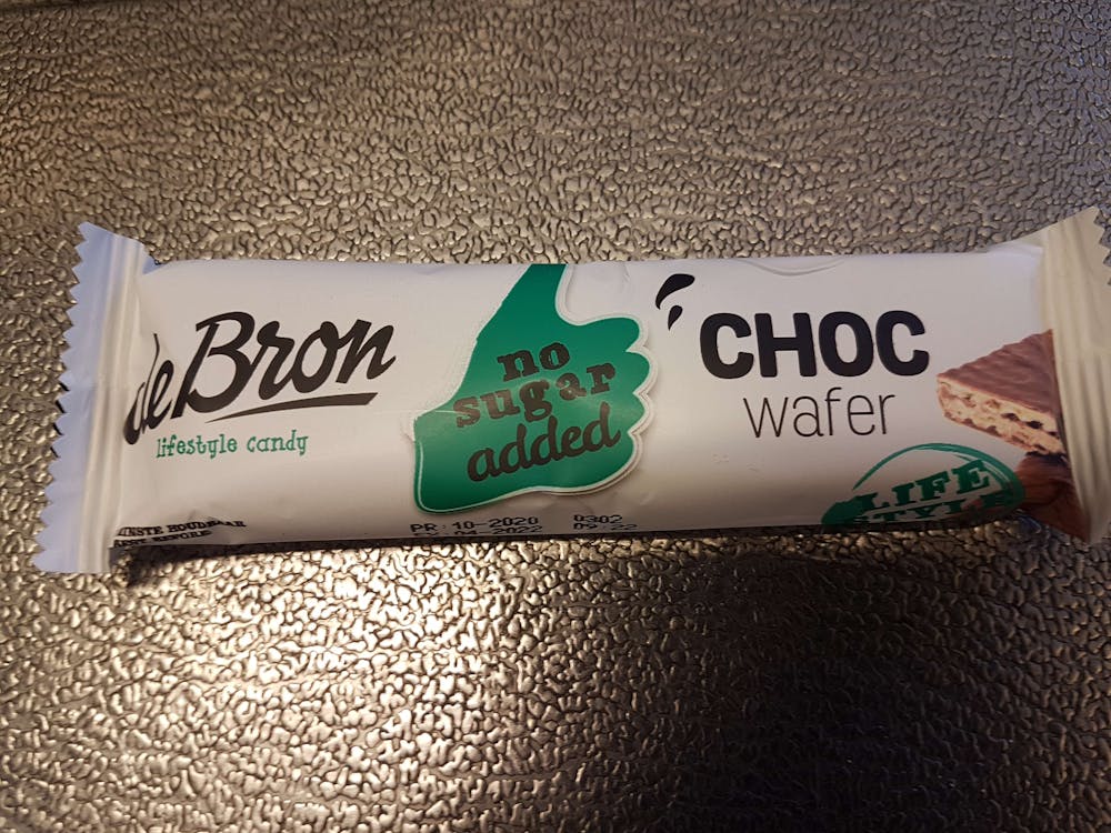 Choc wafer, De Bron