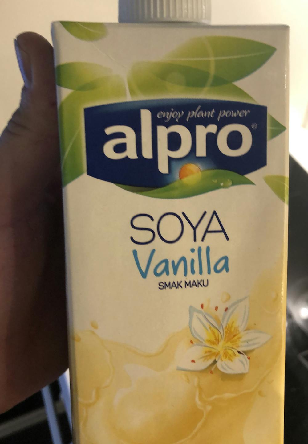 Soya vanilla , Alpro