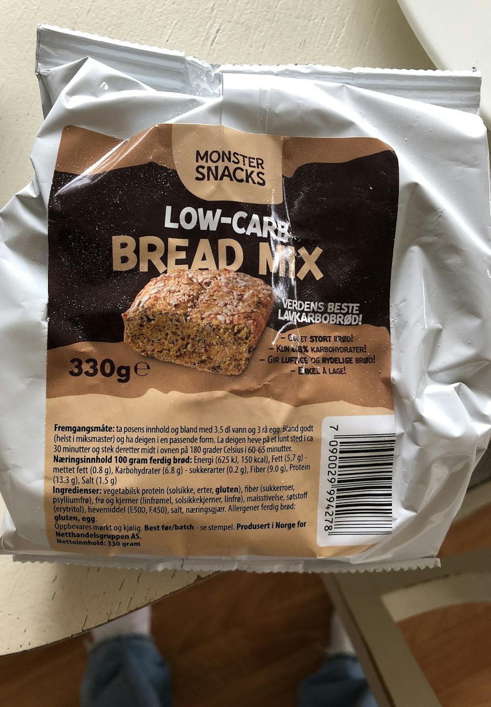 Low-Carb bread mix, Monster