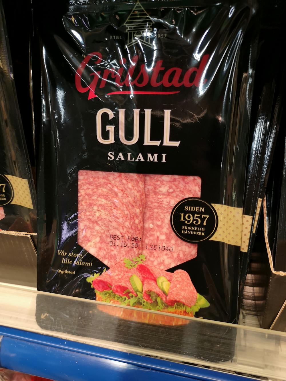 Gullsalami, Grilstad