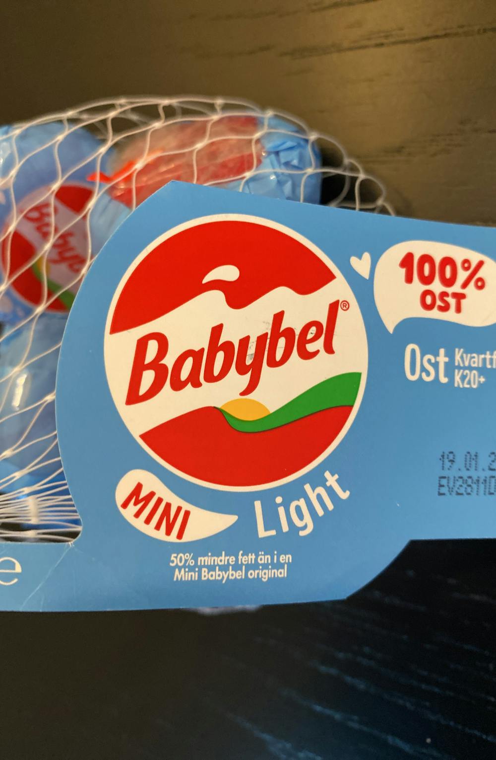 Babybel mini, light, Babybel
