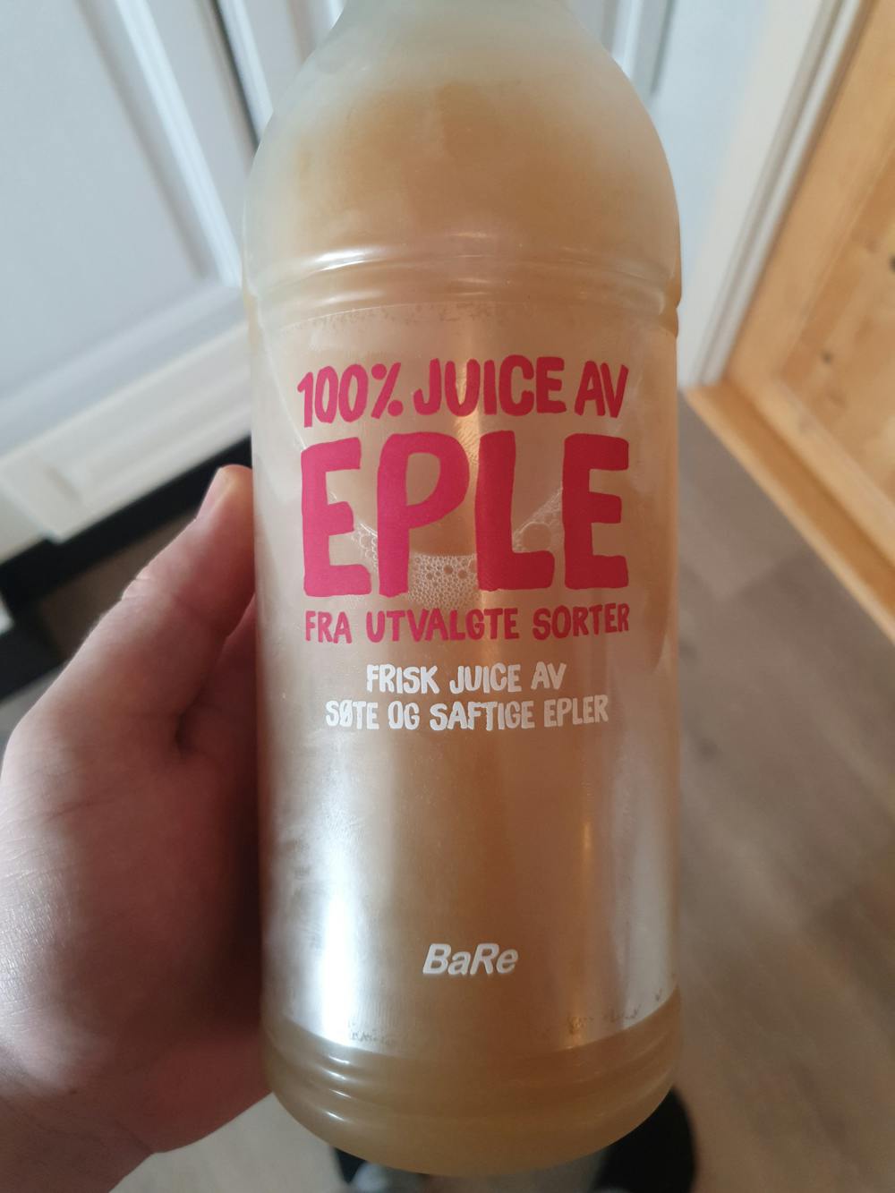 100% juice av eple 1L, BaRe
