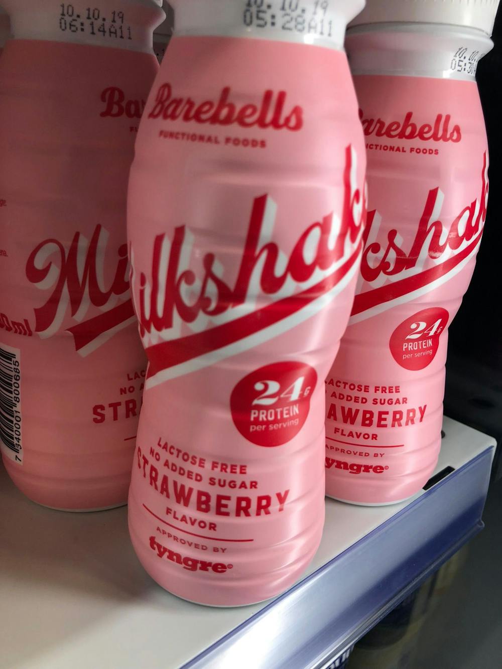 Milkshake strawberry flavour, Barebells