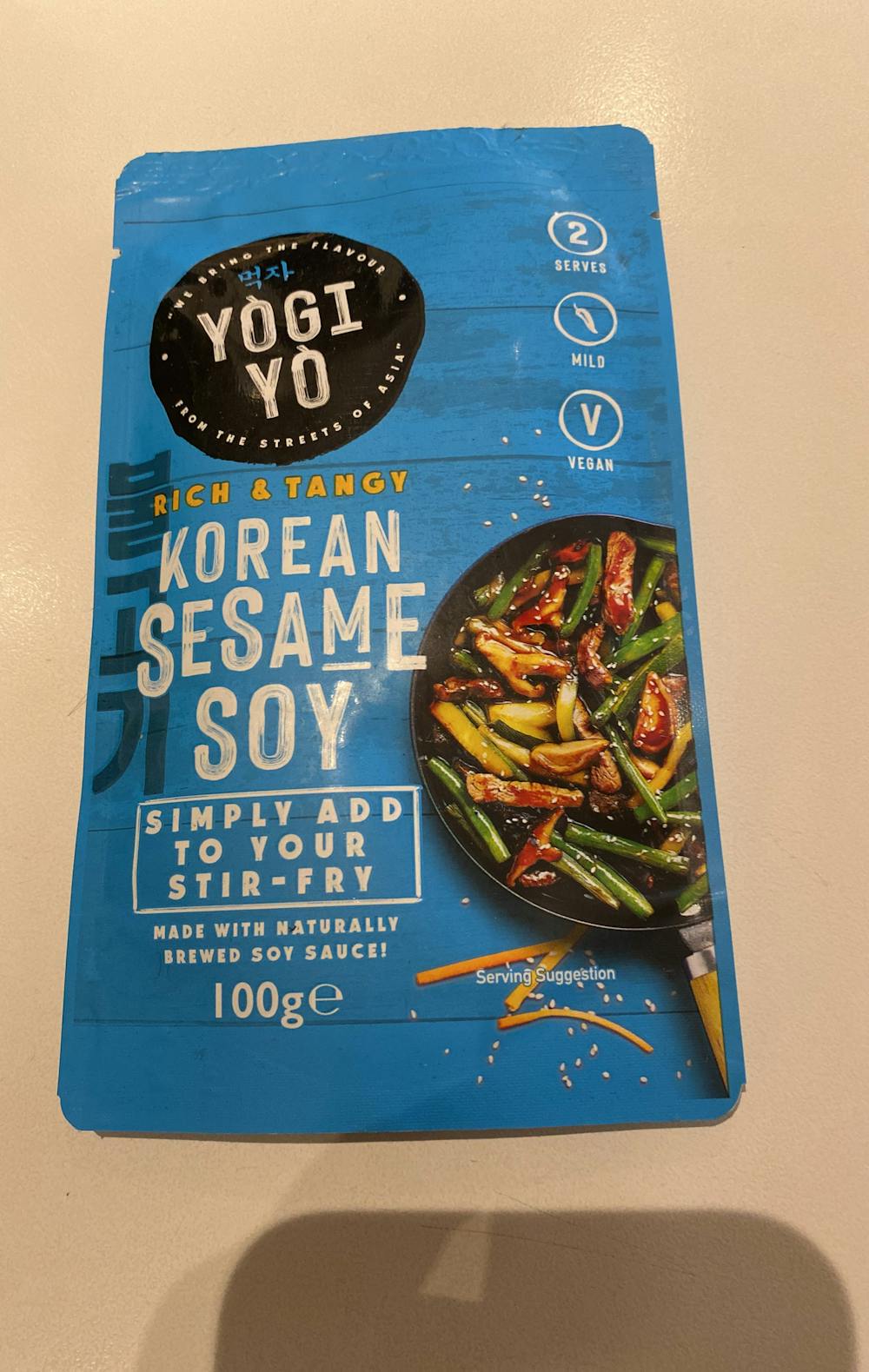 Korean sesame soy, Yogi Yo