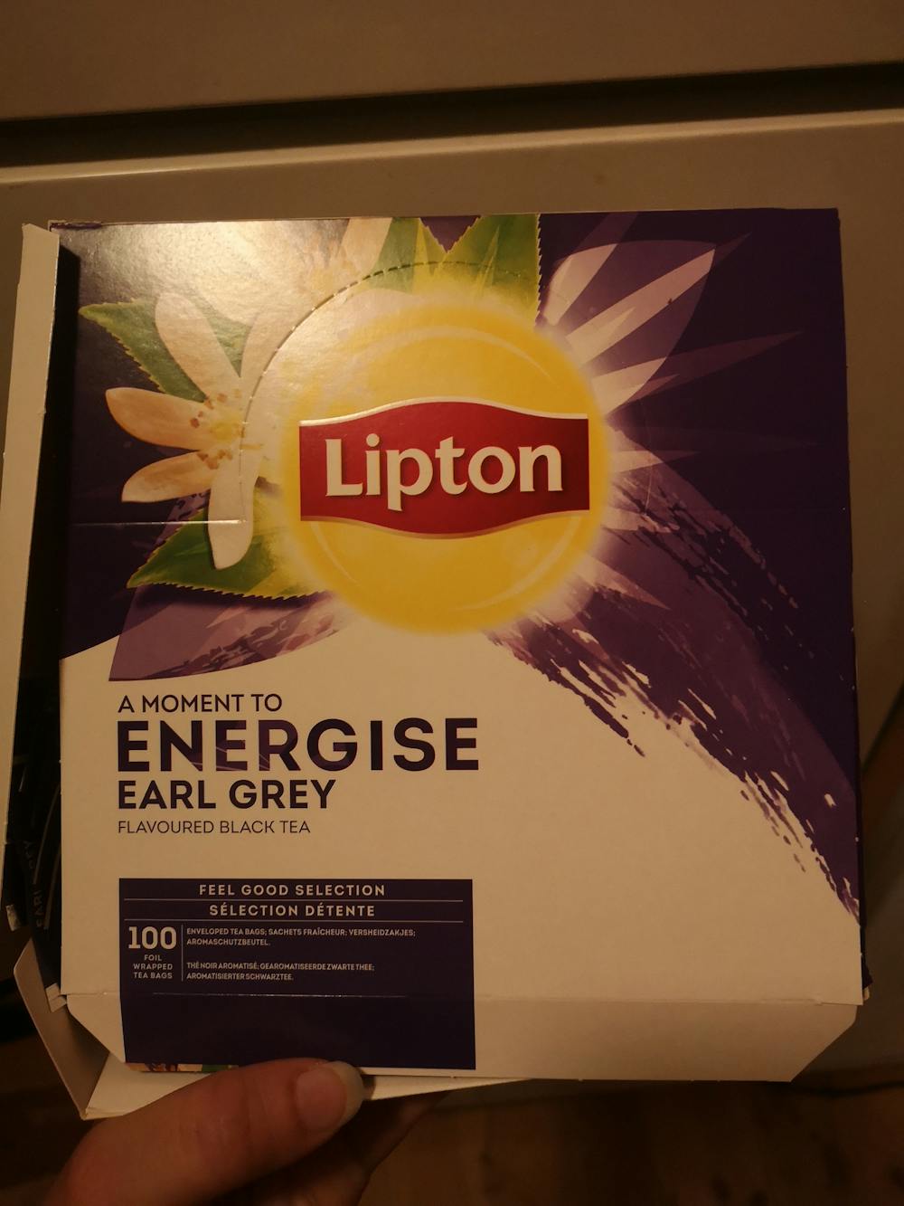 Energise earl grey, Lipton