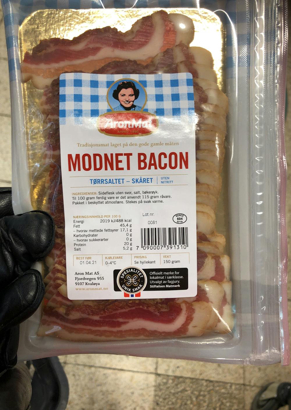 Modnet bacon, AronMat