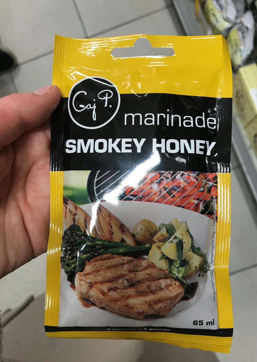 Marinade smokey honey, Caj P.