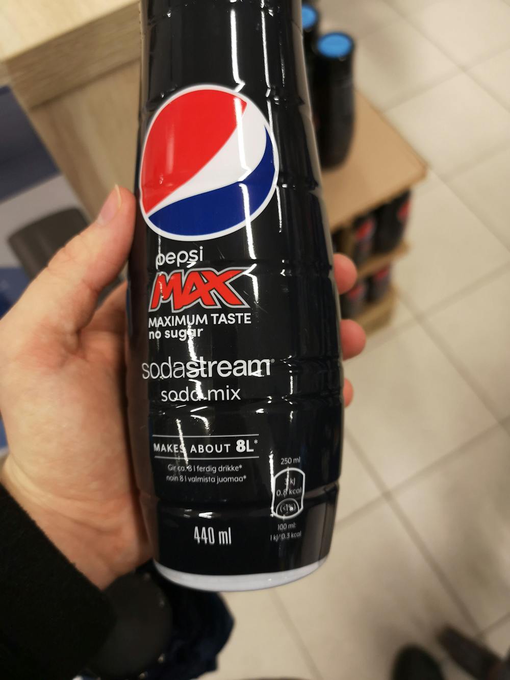 Pepsi max sodastream, Sodastream