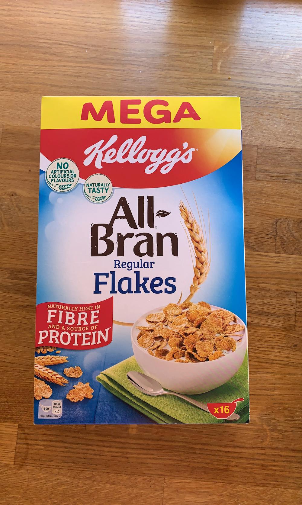 All-Bran regular flakes, Kelloggs