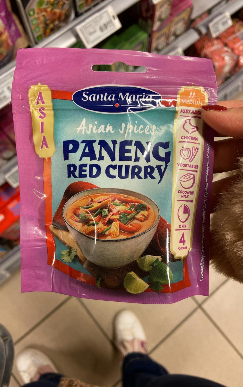 Paneng clearance red curry