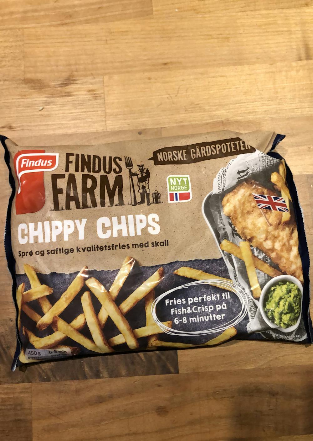 Chippy chips, Findus