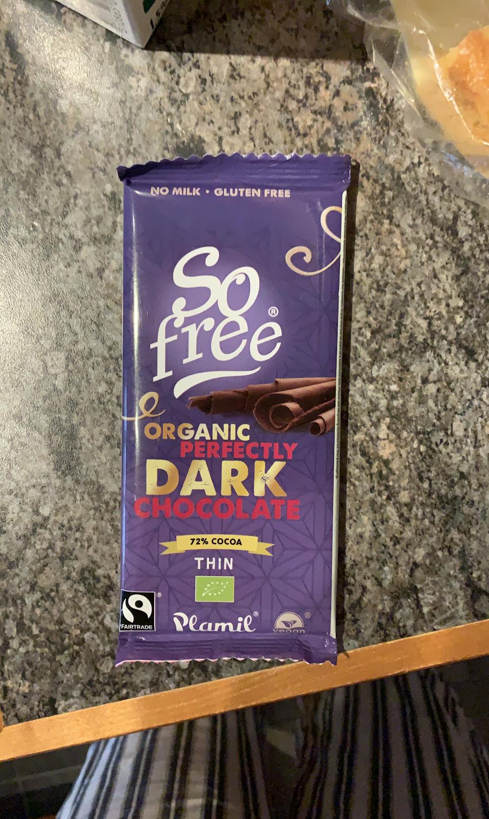 Organic dark chocolate, So free