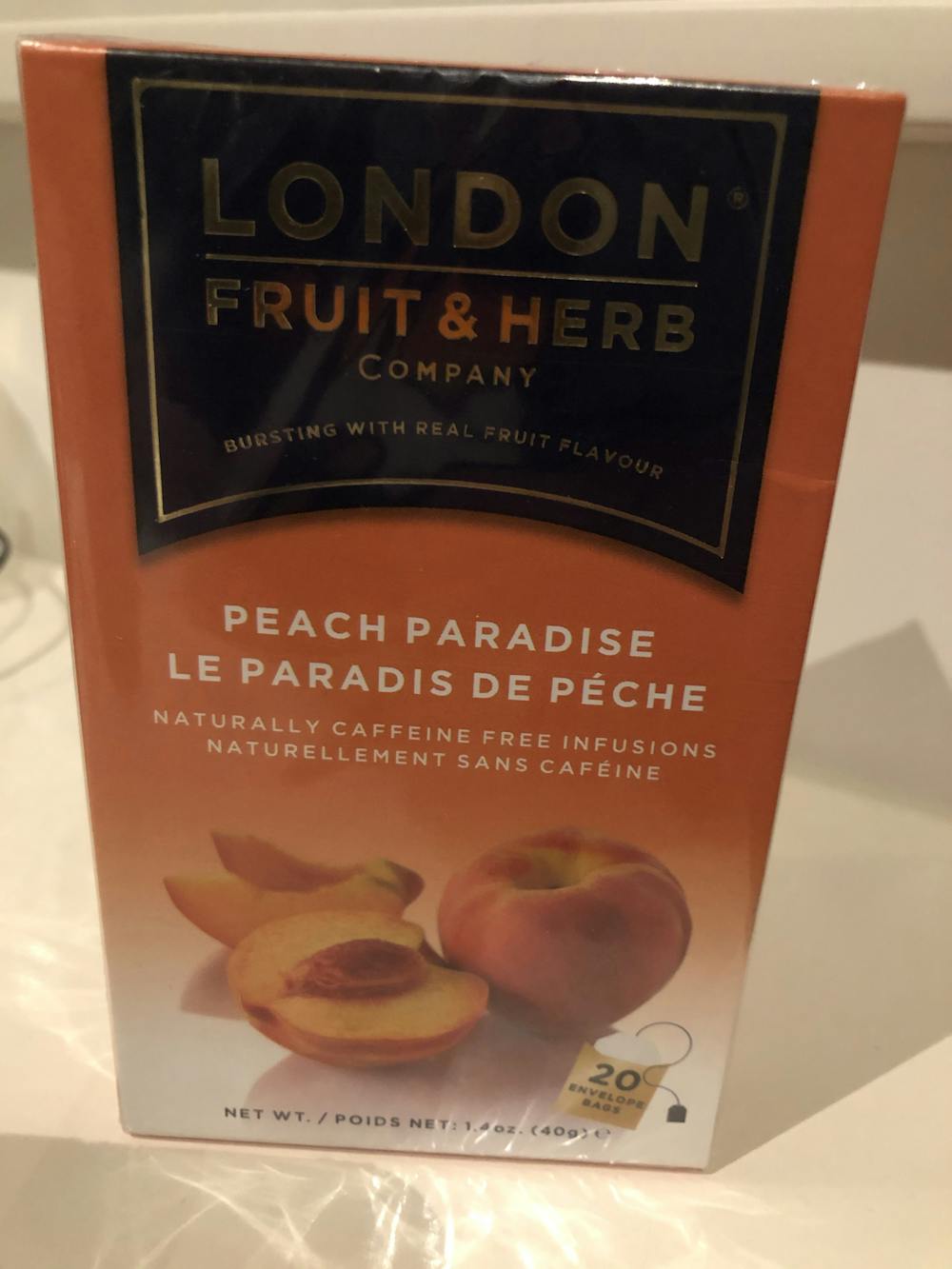 Peach paradise, London fruit & herb company