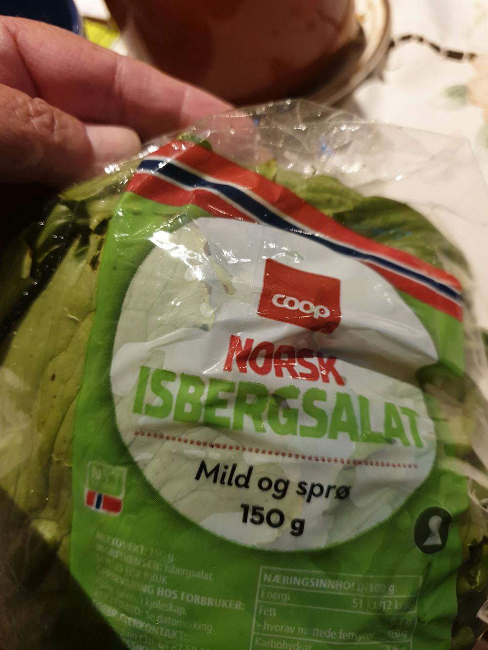 Norsk isbergsalat, Coop