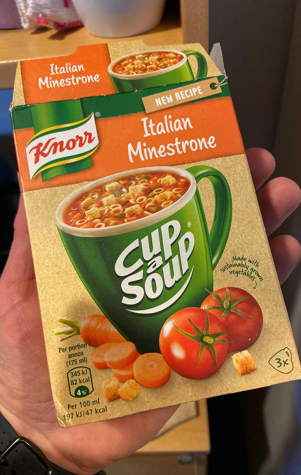 Italian minestrone, Knorr