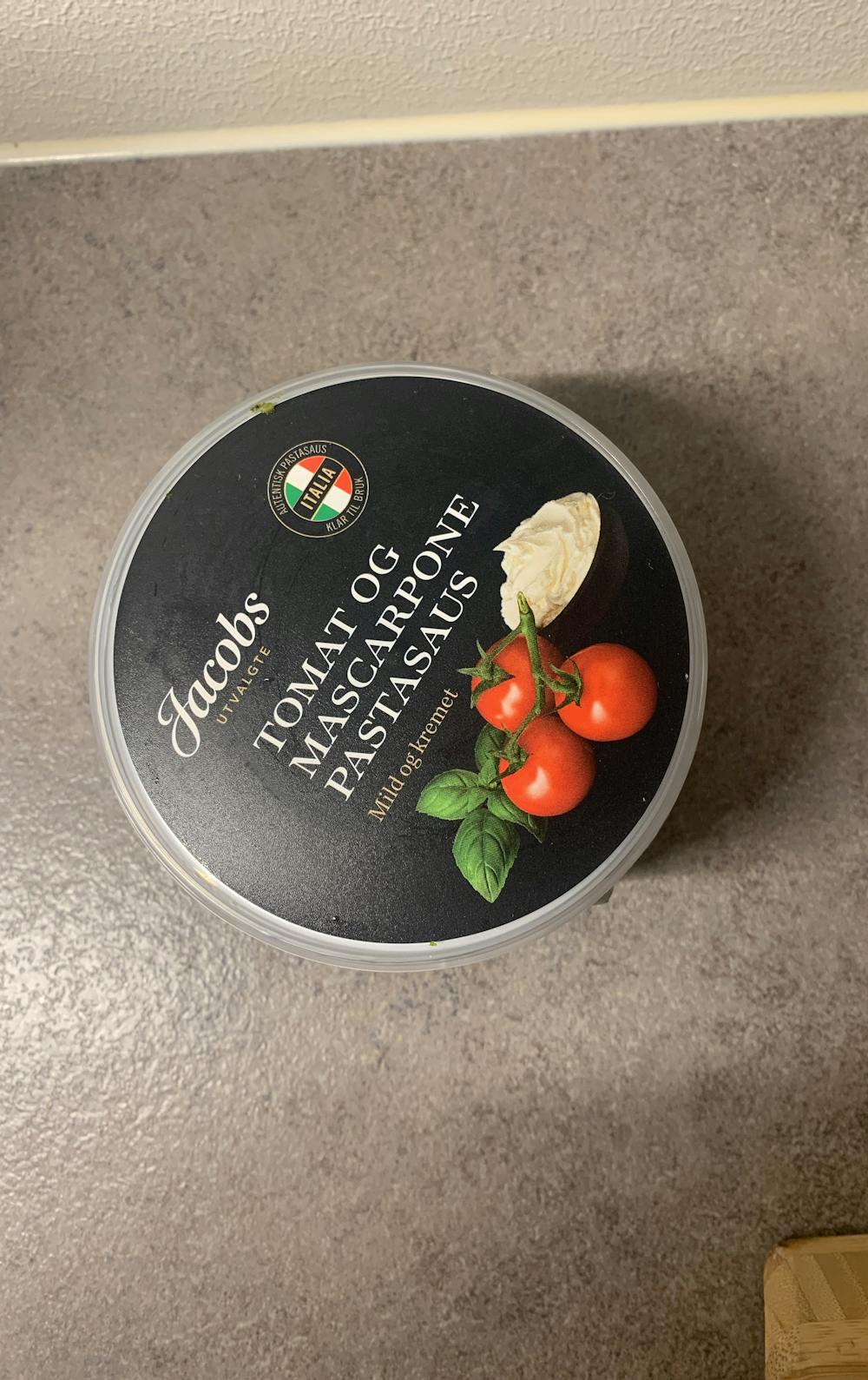 Tomat og mascarpone pastasaus, Jacobs utvalgte