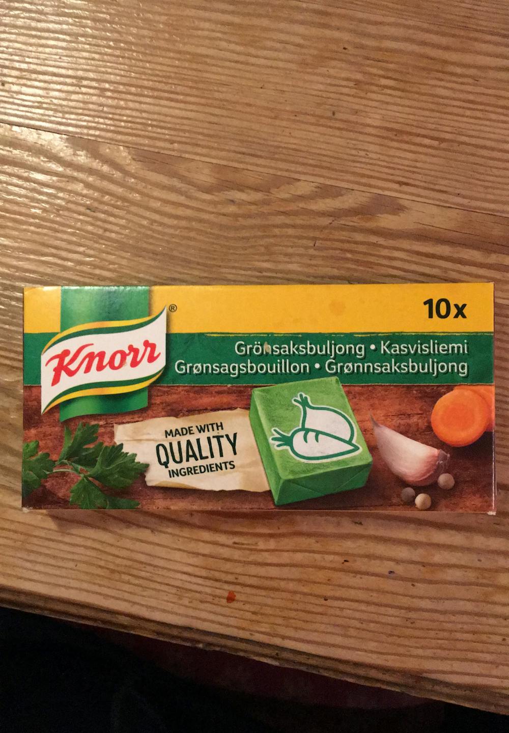Grønnsaksbuljong, Knorr