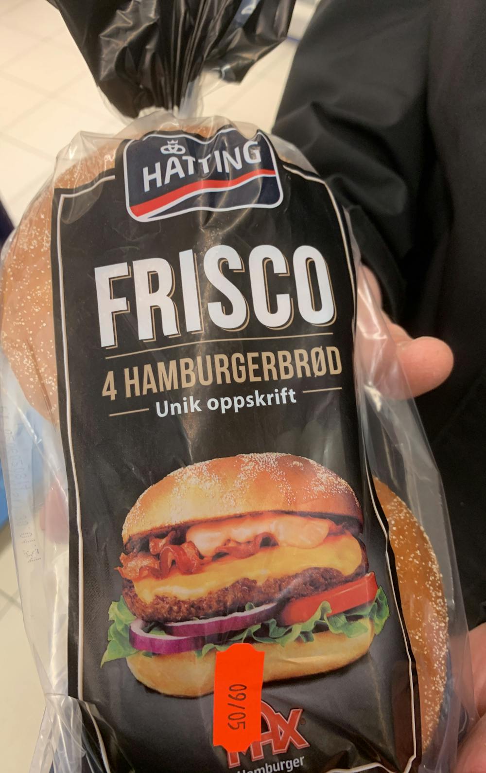 Frisco hamburgerbrød, Hatting