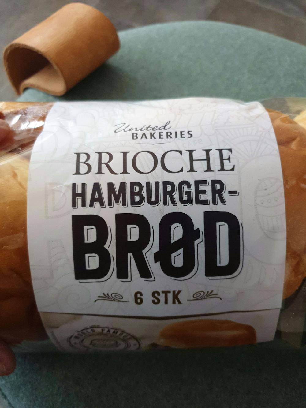 Brioche hamburgerbrød, United bakeries
