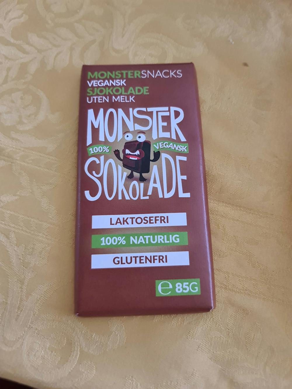Monster sjokolade, vegansk uten melk, Monster snacks