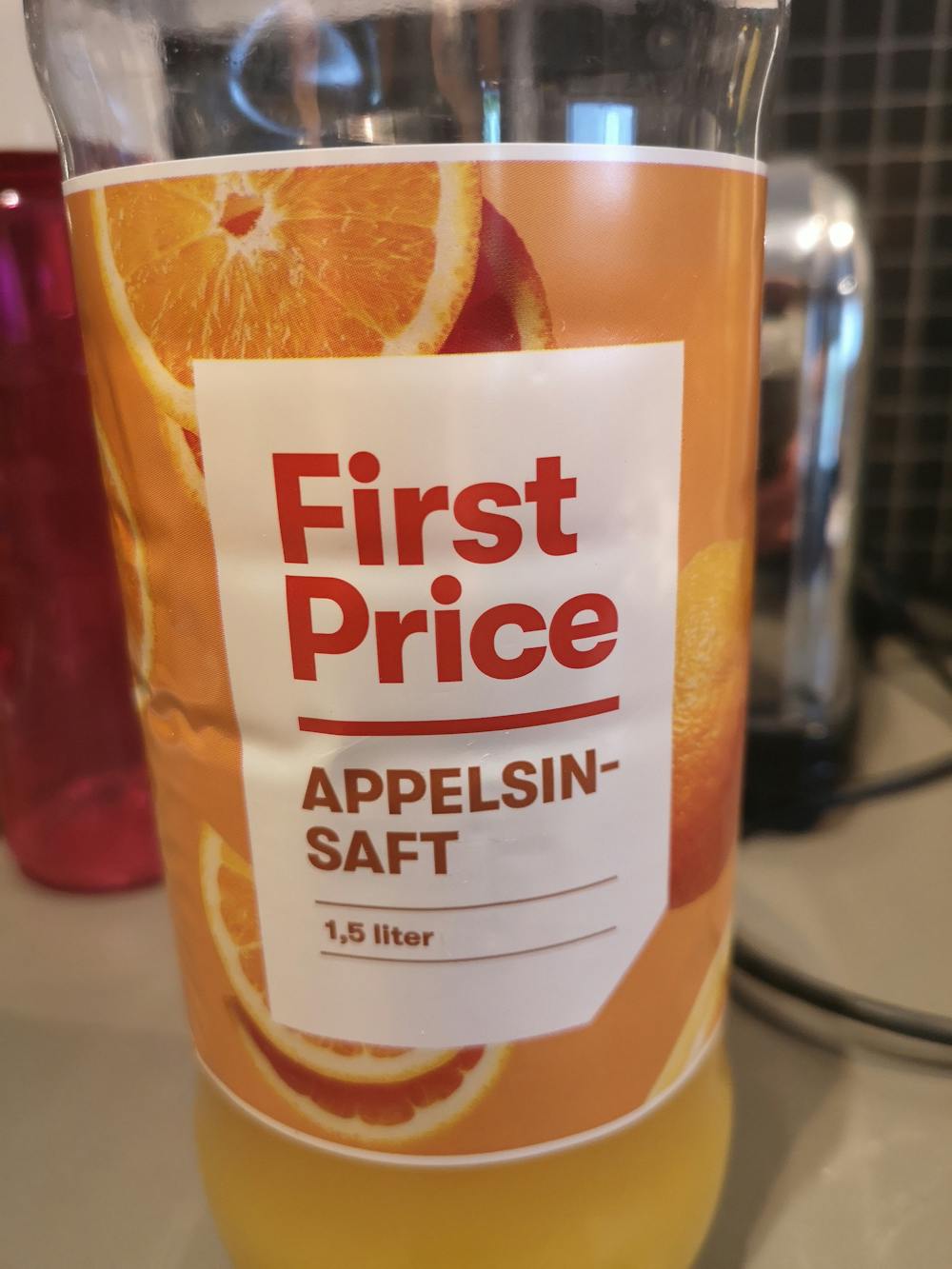 Appelsinsaft, First Price