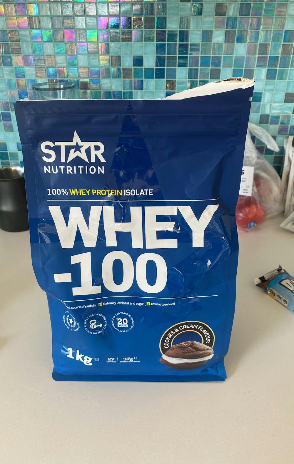Whey-100 Cookies & Cream Flavour, Star Nutrition