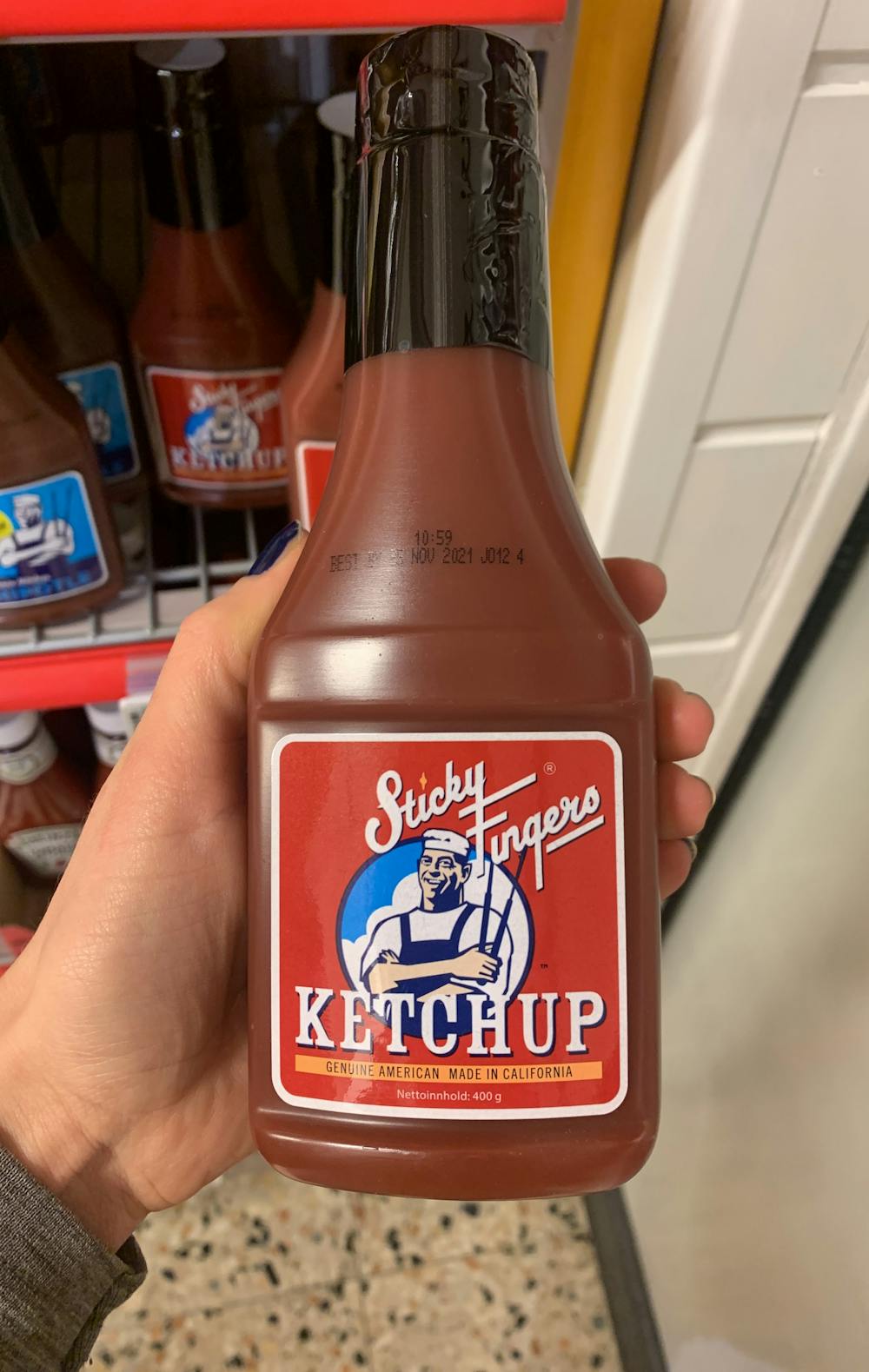 Ketchup, Sticky fingers