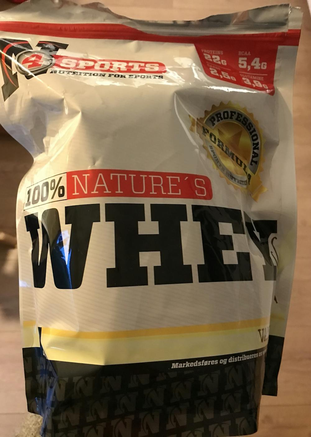100% nature's whey vanilla, N4 Sports