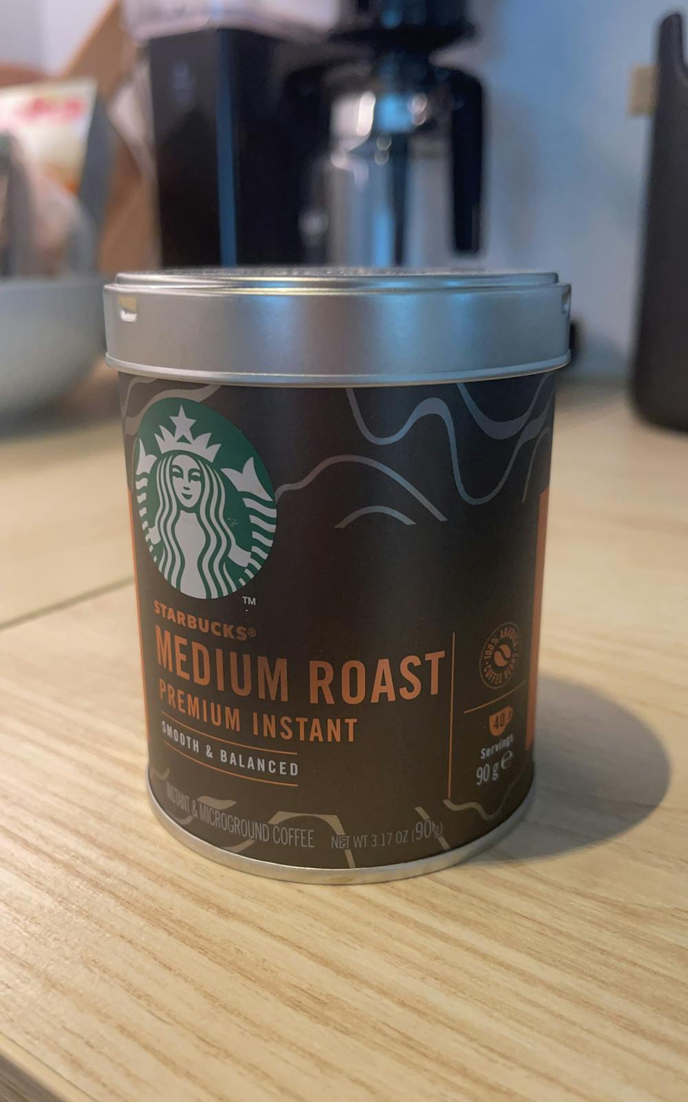 Medium roast premium instant , Starbucks