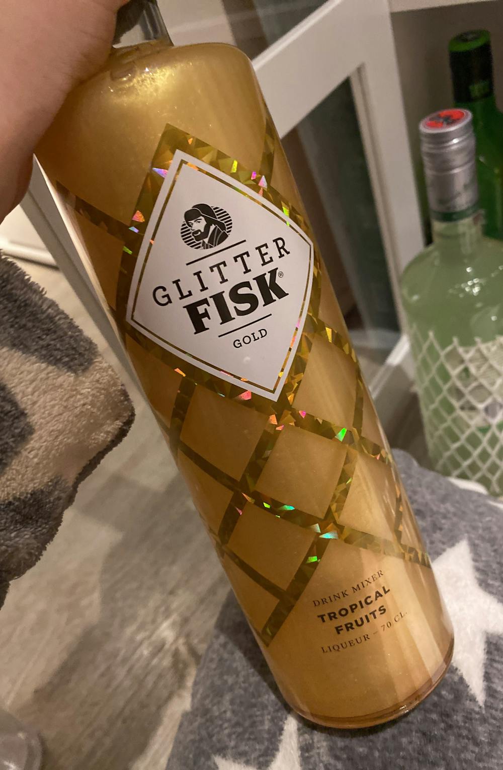 Glitter fisk, tropical fruits, Fisk Noba