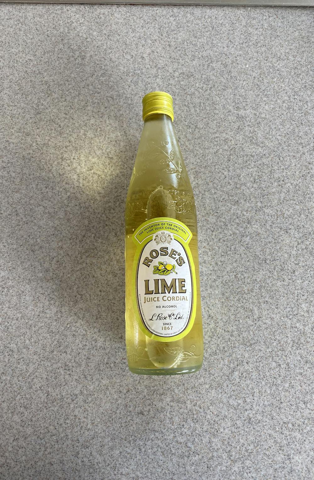 Lime juice cordial, Rose`s lime