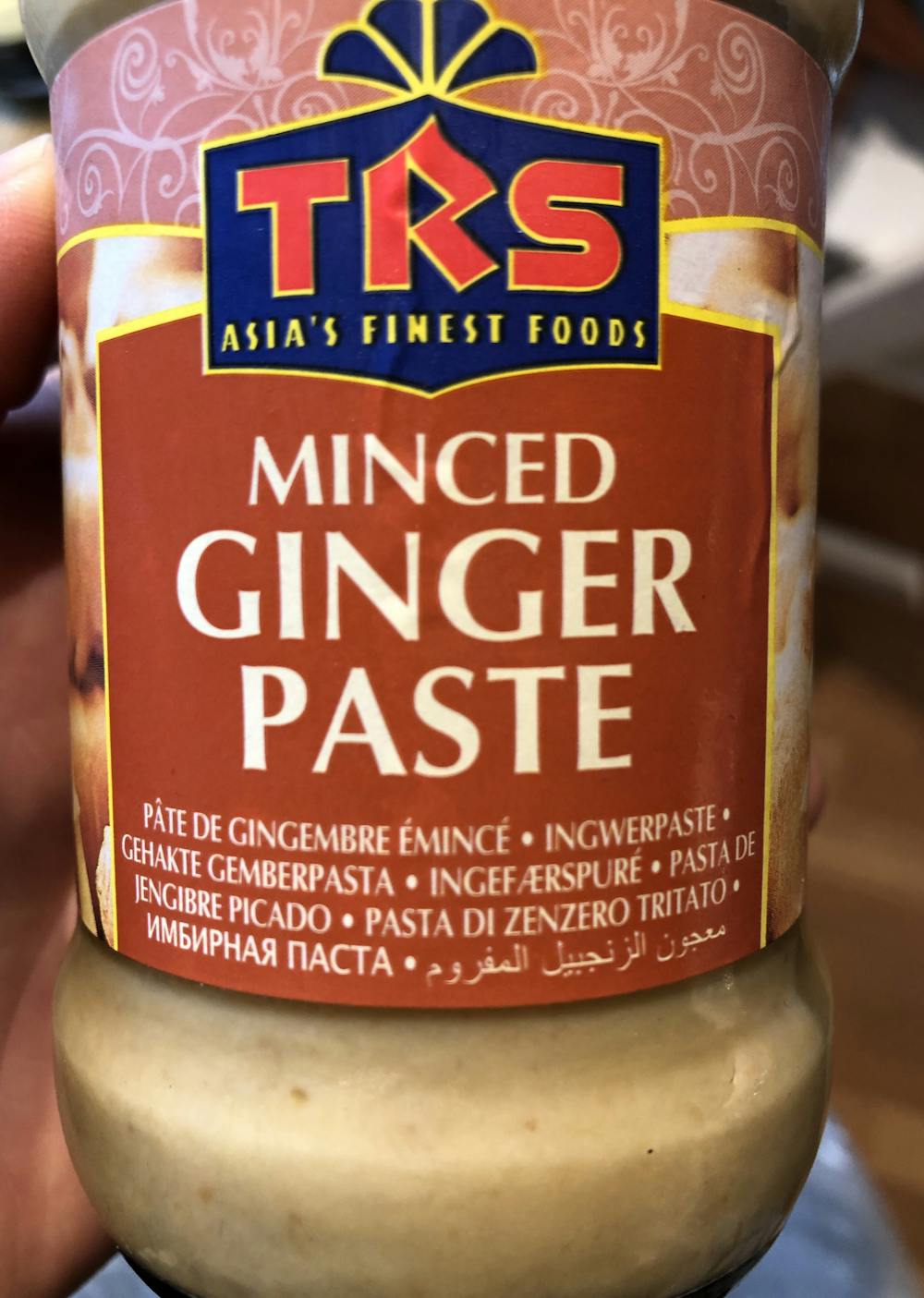 Minced ginger paste, TRS