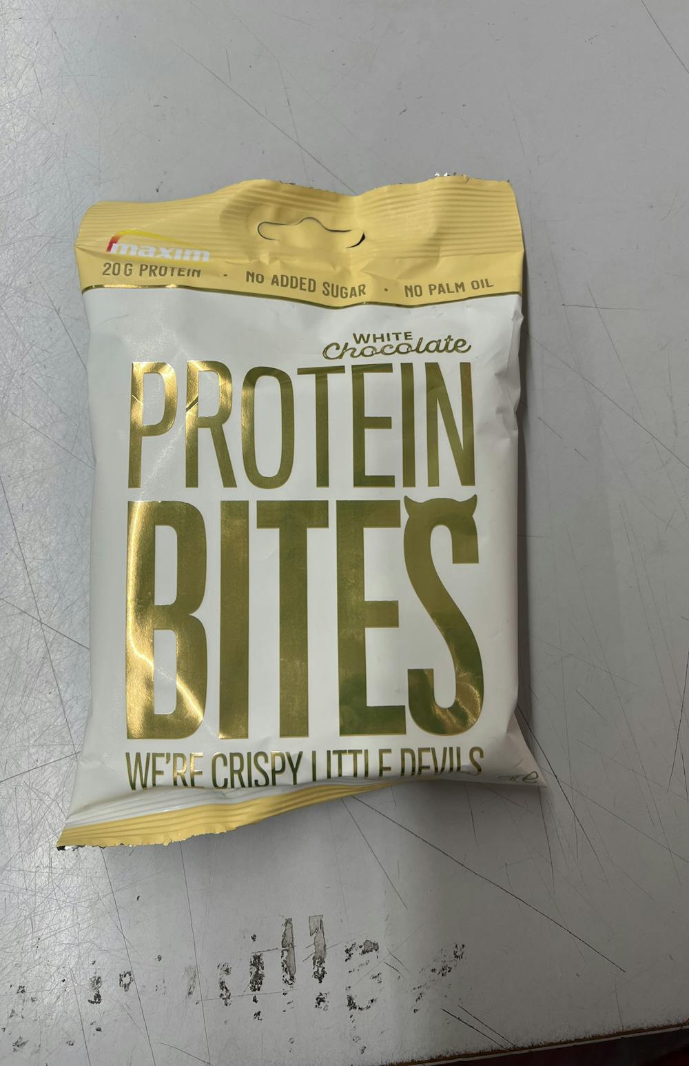 Protein bites white chocolate , Maxim